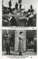 cca 1979 előtti ,,A cár tisztje és a komisszár" című szovjet film jelenetei és szereplői, 15 db...