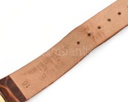 Omega Seamaster XVI arany (Au) 18K karóra, bőr szíjjal, működik, hibátlan, számlap d: 28 mm