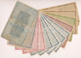 1946. 10.000AP - 1.000.000AP (12x) T:F,VG