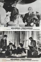 cca 1989 előtti ,,Bölcsődal férfiaknak" című szovjet film jelenetei és szereplői, 19 db vintage...