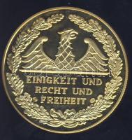 Németország DN "Német történelem - Hans-Dietrich Genscher, külügyminiszter" aranyozott ffé...