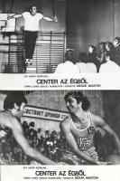 cca 1989 előtti ,,Center az égből" című szovjet film jelenetei és szereplői, 16 db vintage prod...