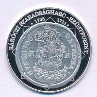 DN "A magyar nemzet pénzérméi - Rákóczi szabadságharc ezüstforint 1703-1711" Ag emlékérem ...