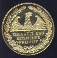 Németország DN. "Német történelem - Willy Brandt temetése" aranyozott Ff emlékérem (40mm) ...