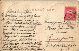 1916 Makó, izraelita templom, zsinagóga. Ifj. Gaál László kiadása (felszíni sérülés / surface damage...