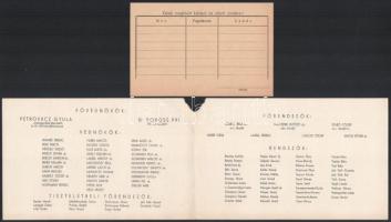 1939 Meghívó a "Turul Szövetség" zuglói egyetemi és főiskolai "Petőfi" Bajtársi ...