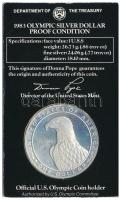 Amerikai Egyesült Államok 1983S 1$ Ag "XXIII. Nyári Olimpiai Játékok, Los Angeles" eredeti...