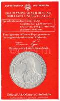 Amerikai Egyesült Államok 1983S 1$ Ag "XXIII. Nyári Olimpiai Játékok, Los Angeles" eredeti...