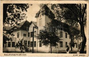 1947 Balatonmáriafürdő, MABI (Magánalkalmazottak Biztosító Intézete) üdülője (fa)