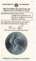 Amerikai Egyesült Államok 1984P 1$ Ag "XXIII. Nyári Olimpiai Játékok, Los Angeles" eredeti...