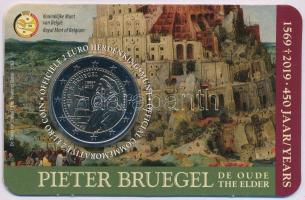 Belgium 2019. 2E "Idősebb Pieter Bruegel halálának 450. évfordulójára" bliszterben T:UNC Belgium 2019. 2 Euro "The 450th anniversary of the death of Pieter Bruegel the Elder" in coincard C:UNC Krause KM#387