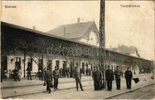 1914 Hatvan, vasútállomás. Vasúti levelezőlapárusítás 6139. (fl)