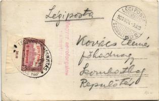 1920 Budapest V. Szabadság tér, Országház, Parlament. Magyar aeroforgalmi részvénytársaság légi felv...