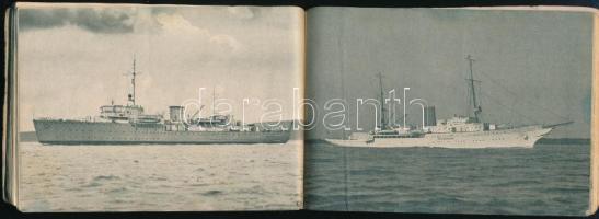 II. világháború, részletes ismertető a német hadiflottáról, sok ábrával, fotóval, táblázattal, stb.,...