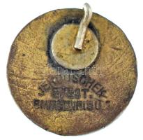 ~1920. "Katolikus Legény Egyletek Országos Szövetsége" zománcozott bronz jelvény T:VF tű l...