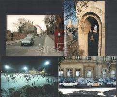 cca 2000 Budapest, városképek, 12 db színes fotó, 12,5×17,5 cm