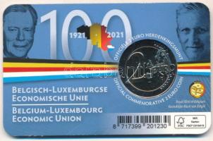 Belgium 2021. 2E "100 éve a Belgium-Luxemburg Gazdasági Unió" bliszterben T:UNC
Belgium 2...
