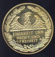 Németország DN "Német történelem - Wallenstein, 30 éves háború" aranyozott ffém emlékérem ...