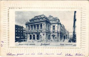 1901 Budapest VI. M. kir. operaház (EK)