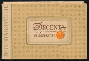 Decenta Seifenblätter - Németországban gyártott papírállagú szappanlapok, 14 db tasakban, 9×6 cm