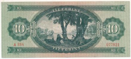1949. 10Ft "A 884 077821" T:F 
Hungary 1949. 10 Forint "A 884 077821" T:F 
Ada...