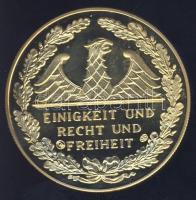 Németország DN "Német történelem - Theodor Heuss, szövetségi elnök" aranyozott ffém emléké...