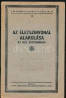 Az életszínvonal alakulása az 1923. esztendőben. Kiadja: Magyar Szakszervezeti Tanács. Gál Benő Statisztikai Gyűjteményei V. Bp.,én,Világosság-ny., 15 p. Kiadói papírkötés, a felső lapszéleken és a borító felső részén kis sérülésekkel.