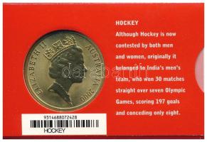 Ausztrália 2000. 5D Al-bronz "Sydneyi Olimpia 2000 - Jégkorong" bliszterben T:BU 
Austral...