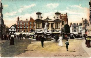 1906 Kingston upon Thames, The Market Place (EB)