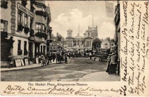 1904 Kingston upon Thames, The Market Place (EK)