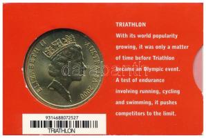 Ausztrália 2000. 5D Al-bronz "Sydneyi Olimpia 2000 - Triatlon" bliszterben T:BU 
Australi...