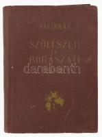 Pálinkás Gyula: Szőlészeti és borászati zsebkönyv. Szerk.: Dr. Feyér Piroska. Bp., 1960, Mezőgazdasági Kiadó, 447+(1) p. Második, átdolgozott kiadás. Kiadói egészvászon-kötés, a borítón némi kopással.