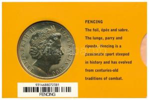 Ausztrália 2000. 5D Al-bronz "Sydneyi Olimpia 2000 - Vívás" bliszterben T:BU 
Australia 2...