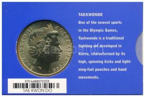 Ausztrália 2000. 5D Al-bronz "Sydneyi Olimpia 2000 - Taekwondo" bliszterben T:BU 
Austral...