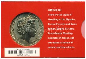 Ausztrália 2000. 5D Al-bronz "Sydneyi Olimpia 2000 - Bírkózás" bliszterben T:BU 
Australi...