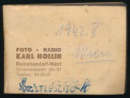 1942 Bécs, fotóalbum két magas rangú náci (?) vezetőkkel és más beazonosítandó polgári személyekkel ...