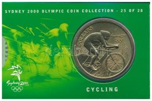 Ausztrália 2000. 5D Al-bronz "Sydneyi Olimpia 2000 - Kerékpár" bliszterben T:BU 
Australi...