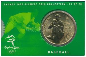 Ausztrália 2000. 5D Al-bronz "Sydneyi Olimpia 2000 - Baseball" bliszterben T:BU 
Australi...