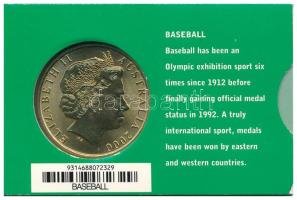 Ausztrália 2000. 5D Al-bronz "Sydneyi Olimpia 2000 - Baseball" bliszterben T:BU 
Australi...