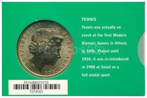 Ausztrália 2000. 5D Al-bronz "Sydneyi Olimpia 2000 - Tenisz" bliszterben T:BU 
Australia ...
