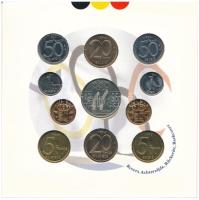 Belgium 1996. 50c - 20Fr (10x) "Atlantai Olimpia" forgalmi szett + zseton karton dísztokba...