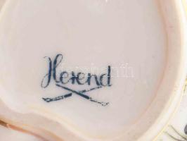 Herendi bonbonier, 2. oszt. jelzéssel, hibátlan, rózsa fogóval, m: 7 cm