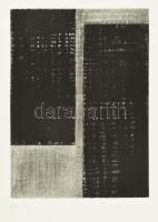 Károlyi Zsuzsanna (1954-): Kép, 2001. Rézkarc, papír, jelzett, 7/15 számozással. 27x20 cm