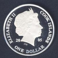 Cook-szigetek 2005. 1$ Ag (999) "Ázsia története - Makao visszacsatolása Kínához" T:PP