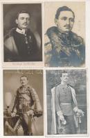 IV. Károly / Charles I of Austria - 4 db régi képeslap / 4 pre-1945 postcards