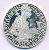 DN "Magyar tallérok utánveretben - Báthory Zsigmond tallérja 1589" Ag emlékérem, tanúsítvánnyal (20g/0.999/38,6mm) T:AU (PP) ujjlenyomatos