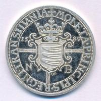 DN "Magyar tallérok utánveretben - Báthory Zsigmond tallérja 1589" Ag emlékérem, tanúsítvá...