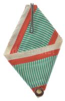 Az 1929-es Magyar Háborús emlékérem modern kivitelű mellszalagja T:AU