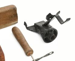 Antik asztalos tétel, közte gyaluval