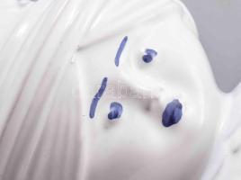 Nő figurális kerámia süteményforma. Mázas kerámia, hibátlan, 35x18 cm